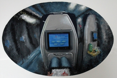 Night Train, Oil on Canvas, 2013